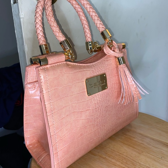 bebe Bags Bebe Pinkgold Handbag Poshmark